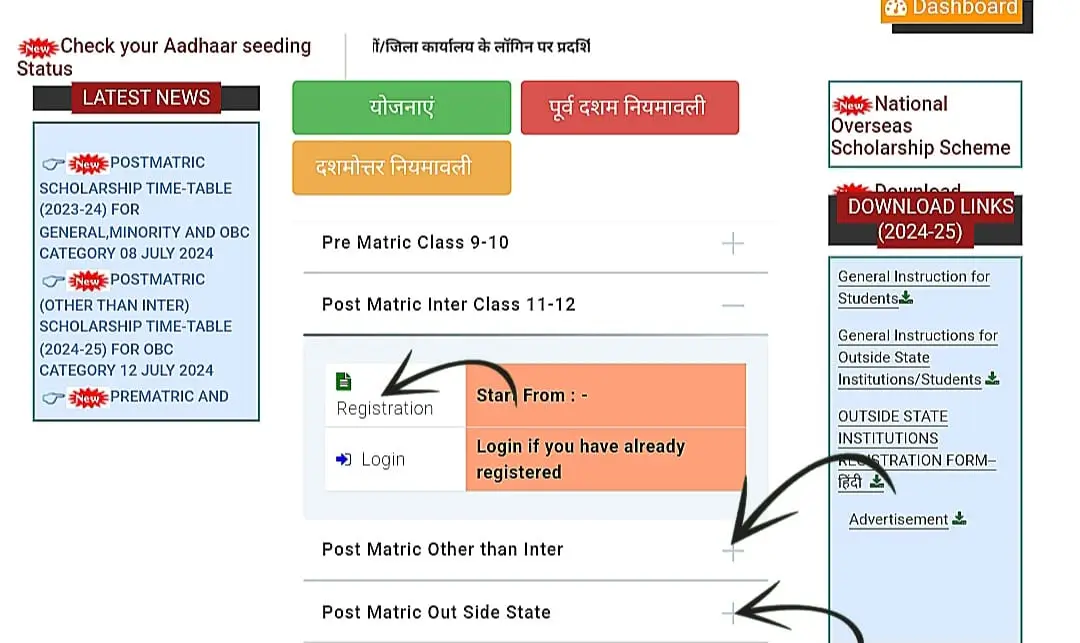 How to Apply UP Post Matric Scholarship 2025