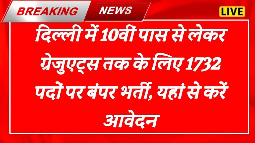 Delhi Patwari Recruitment 2025